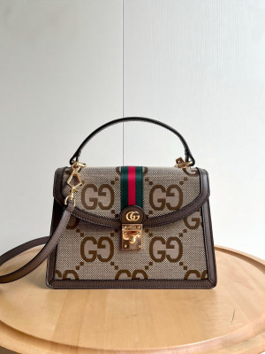 Gucci Ophidia GG 자카드 미니 탑핸들백