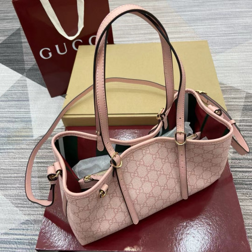 Gucci Ophidia GG 핑크 토트백