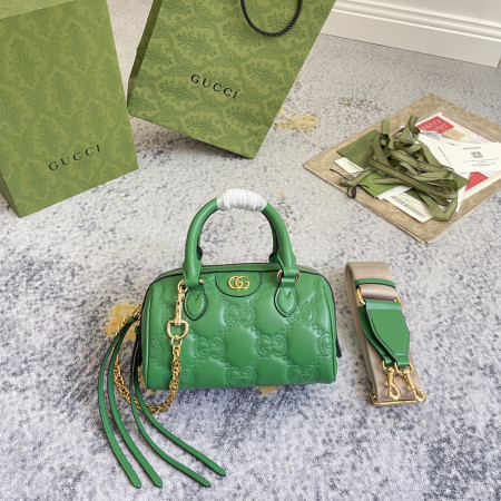 GUCCI GG 임보스턴 미니 백