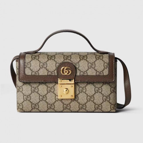 GUCCI GG 로고 스몰 토트백