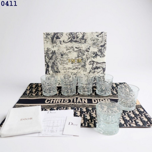 디올 까나쥬 크라스탈 글라스 6종 세트