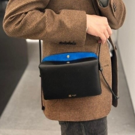 셀린느 트리오 플랩 -블랙-