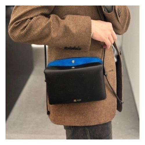 셀린느 트리오 플랩 -블랙-