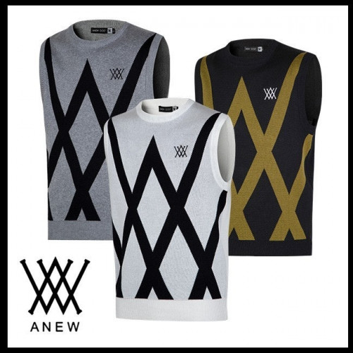 뉴 배색라인조끼