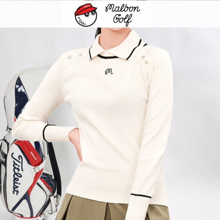 말X 히든카라 숄더버튼긴팔