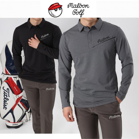 말x 블랙테잎 스판긴팔