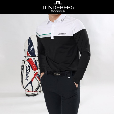 린드 하프배색 긴팔카라티