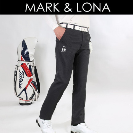 마크 빗살 기모 팬츠