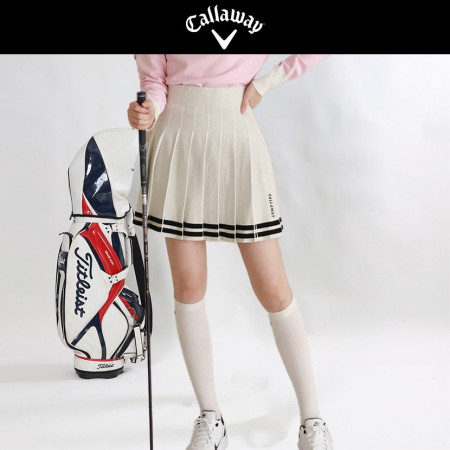 캘러. 밑라인 니트 스커트