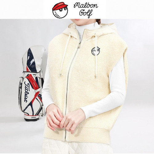 말x. 패딩후드 조끼집업