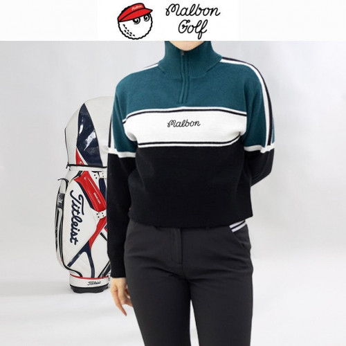 말X 3단배색 반집업 폴라