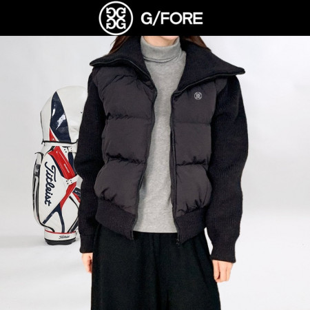 지포. 하이넥 패딩집업