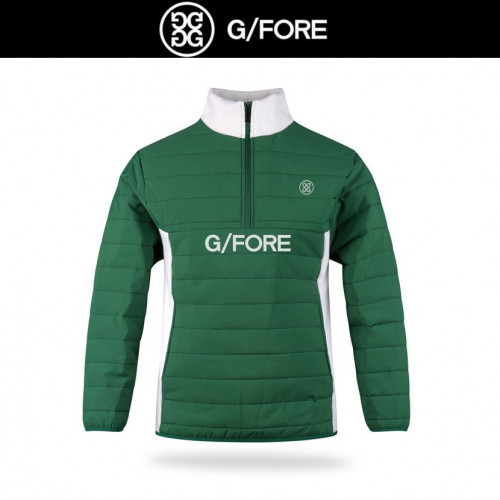 지포. 패딩 니트 반집업