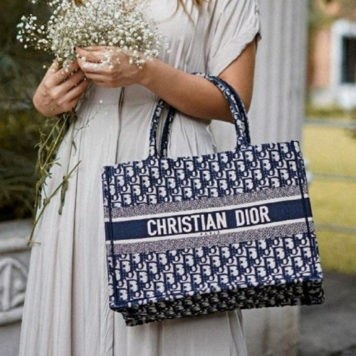 크리스찬 디올 오블리크 북 토트백 미디움#0185