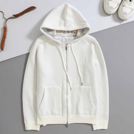 디올 오블리크 리버서블 캐시미어 후드집업