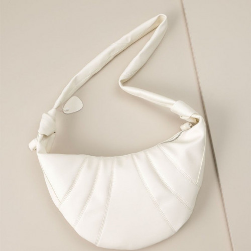 르메르 [LEMAIRE] 수입프리미엄급 25SS 르메르 미디엄 크로와상 백 소프트 나파 레더 화이트 #12235