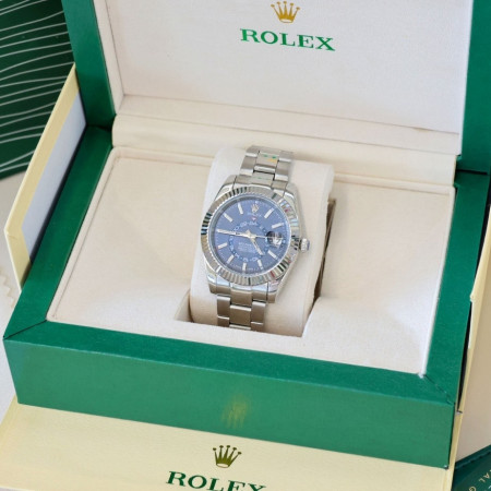 로렉스 [ R*LEX ] 수입 오이스터 스카이드웰러 블루다이얼 스틸