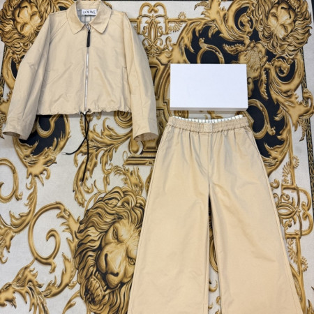 로에베 [ L*EWE ] 수입 벌룬 재킷 + 크롭 트라우저 팬츠 set