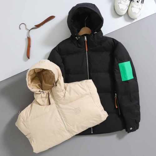 로에베 수입 아나그램 그린패치 후드 패딩