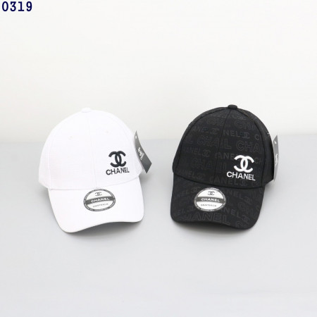 샤넬 패턴 로고 CC자수 볼캡 모자#0319