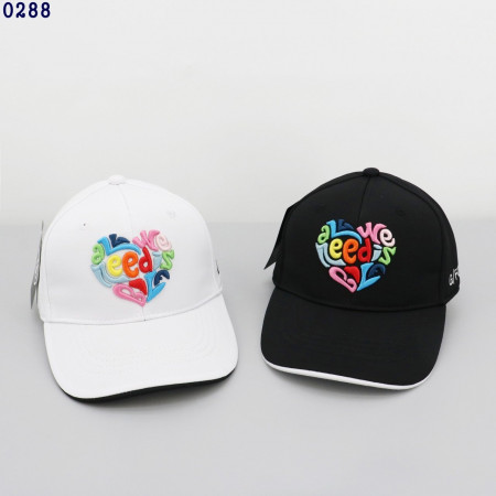 지포어 하트 자수 볼캡 모자#0288