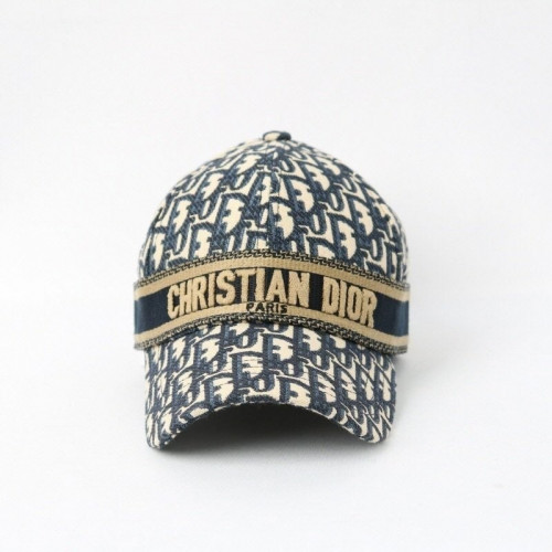 디올 정면자수로고 볼캡 모자