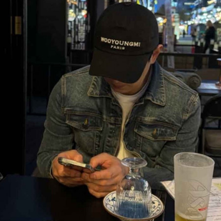 우영미 베이직로고 볼캡#2549