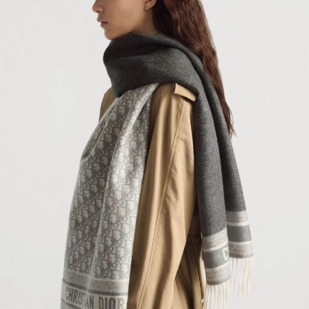 디올 [Christian Dior] 수입프리미엄급 Dior Oblique 울 머플러 #12478