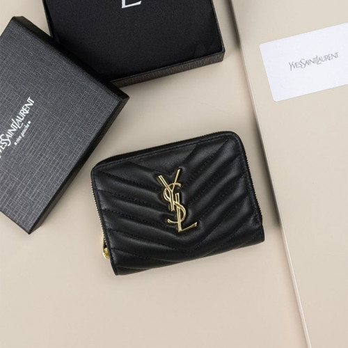 생 로랑 MATELASSÉ 컴팩트 지갑 #12347