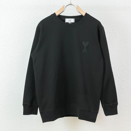 아미 블랙 패치 리미티드 기모 맨투맨#1212