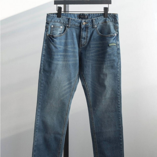 구찌 그린패치 남성 슬림핏 데님 진 #12817