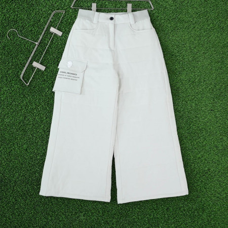 어메이징크리 아코디오 스냅 와이드 패딩 팬츠