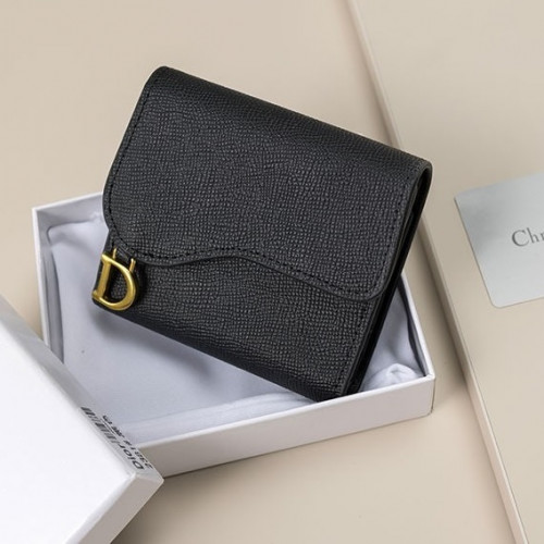 디올 [Christian Dior] 수입프리미엄급 SADDLE LOTUS 지갑 [블랙]