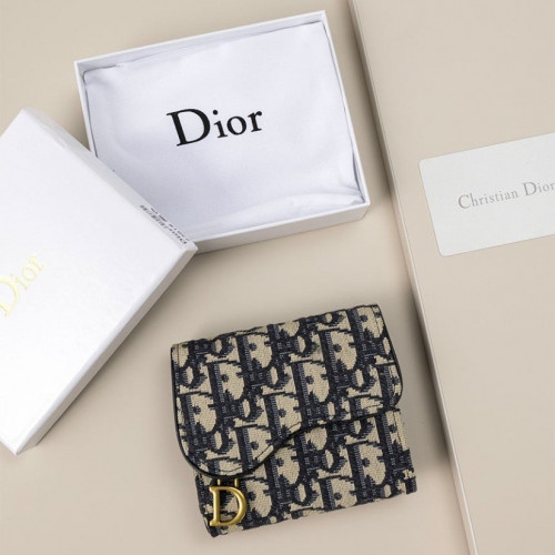 디올 [Christian Dior] 수입프리미엄급 SADDLE LOTUS 지갑 [오블리크]