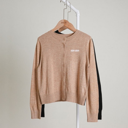 [MIU MIU] 미우미우 캐시미어 크루넥 니트 가디건 #16322 #6828 #6989