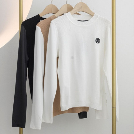 지포어 [G/FORE] 여성 긴팔 하이브리드 스웨터 #12374