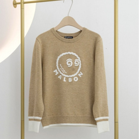 말본 [MALBON] 버킷 포인트 라운드넥 스웨터 #12383