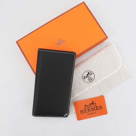 에르메스 H로고 토고 장지갑 블랙 #18838