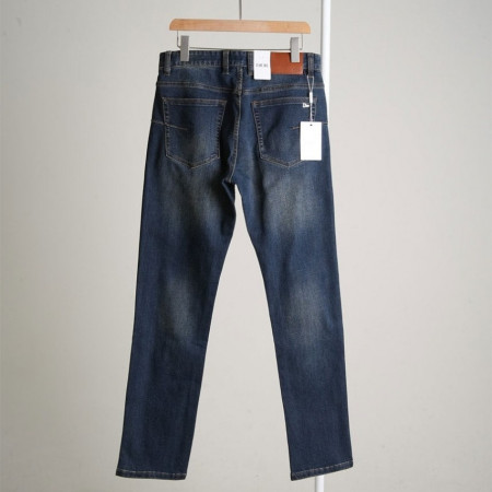 [DIOR] 크리스찬 디올 브라운 레더패치 포켓로고 데님진 #20094