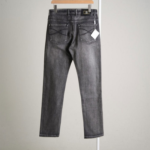 [BRUNELLO CUCINELLI] 브루넬로 쿠치넬리 레더 스틸패치 흑청진 #20101