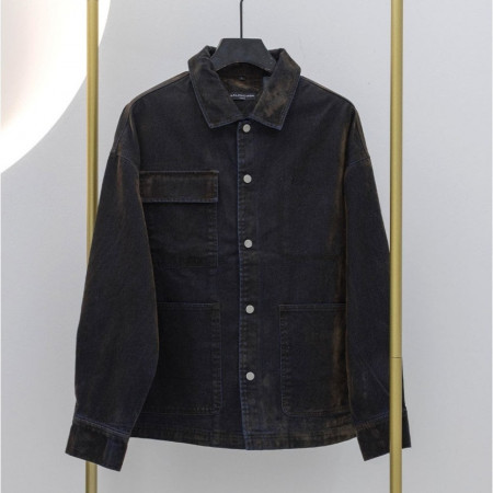 발렌시아가 [BALENCIAGA] 빈티지 이니셜로고 버튼 셔츠자켓 #12073