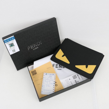 펜디 0831 블랙 몬스터 클러치백