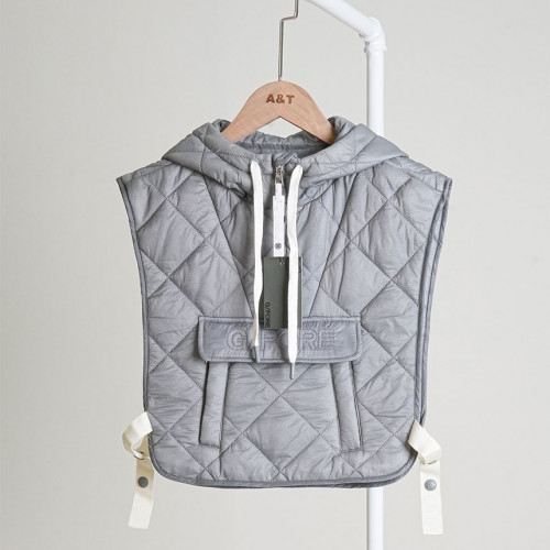 지포어 퀄티드 후드 쇼트 다운 베스트#17274#9672