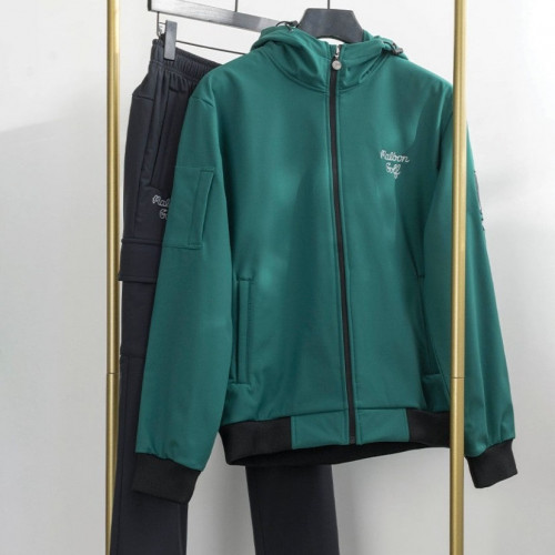 말본 [MALBON] 패치 기모 후드집업 & 조거팬츠 세트 #12578