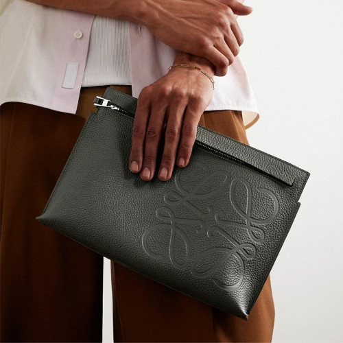 로에베 카프스킨 아나그램 로고 클러치백#20072