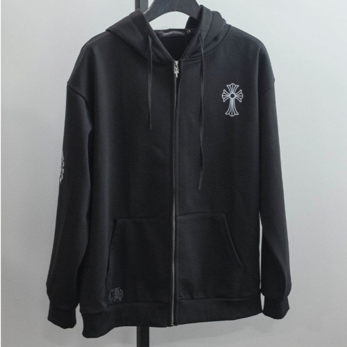 크롬하츠 [Chrome Hearts] 트리플 크로스 세메터리 대거 팬던트 후드집업 #12845