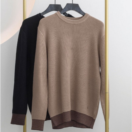 로로피아나 [LOLO PIANA] 밑단 배색 울니트 #12292