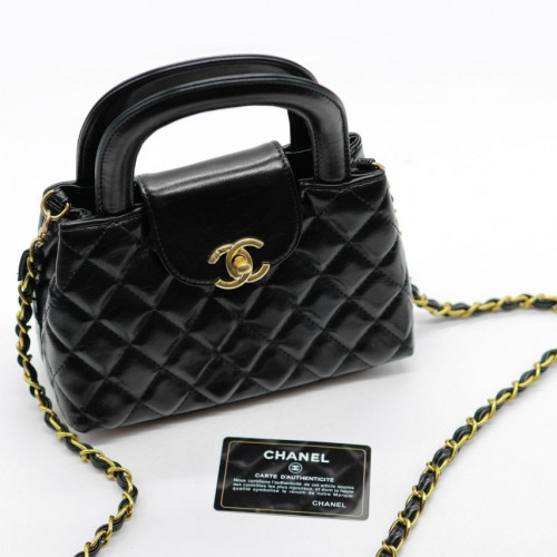 샤넬 켈리백 미니 쇼핑백 스몰 블랙(정려원 샤넬백)