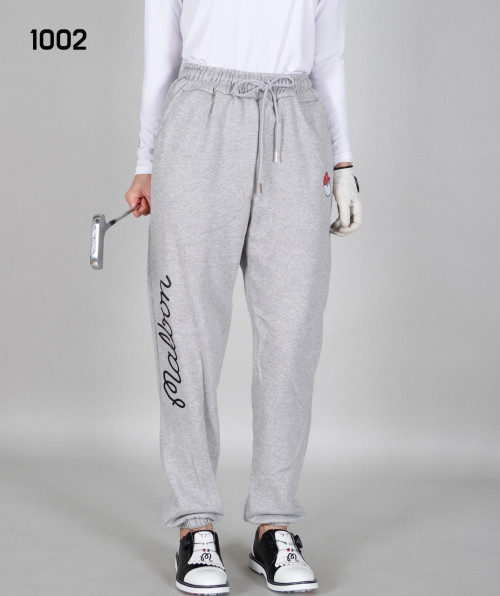 말X 여자 1002 스크립트 기모 스웻 팬츠