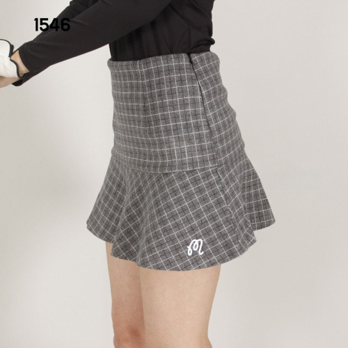 말X 여자 1546 윈터 체크 울스커트 치마